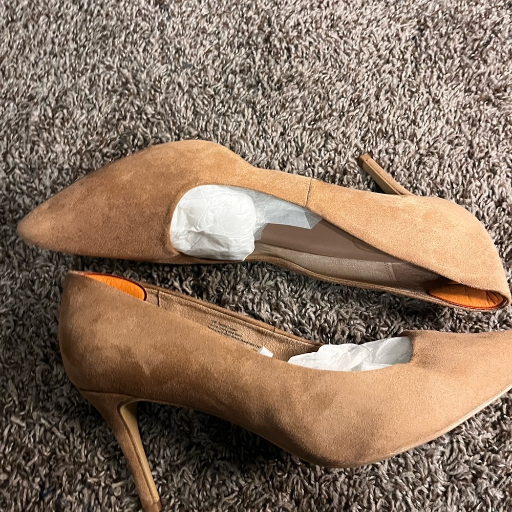 a new day Tan Suede Heels